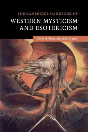 Book cover featuring a mystical figure under celestial bodies, titled 'Western Mysticism and Esotericism'.