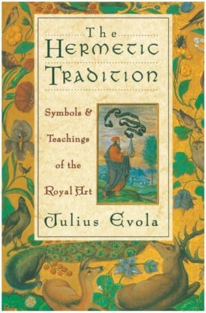 Cover of Julius Evola's book on tradition and royal art.