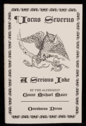 Cover of 'A Serious Joke' by Count Michael Maber featuring an owl illustration.