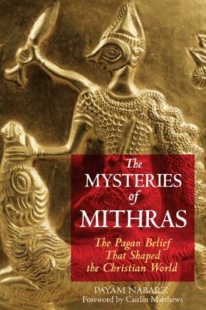 Book cover showing an ancient figure and title about Mithras.